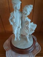 Antieken beeldje jongen/meisje, Antiek en Kunst, Ophalen