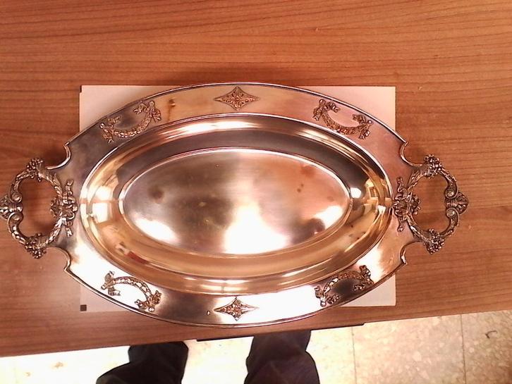 Zilveren schaal, Antiek en Kunst, Antiek | Zilver en Goud, Zilver, Ophalen of Verzenden