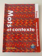 LIVRE DE VOCABULAIRE FRANÇAIS MOTS ET CONTEXTE, Comme neuf, Enlèvement, Autres niveaux, A.M. Le Plouhinec; W. Fischer