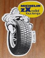 Vintage sticker Michelin ZX Bibendum retro autocollant, Comme neuf, Voiture ou Moto, Enlèvement ou Envoi