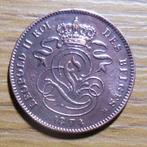 1874 2 centimes Léopold 2 en FR, Enlèvement ou Envoi, Monnaie en vrac, Métal