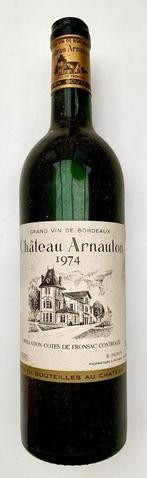 Oude wijn - 1974 - Château Arnauton - Fronsac, Enlèvement ou Envoi, Vin rouge