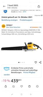 DEWALT Alligator 430 mm-Sie Special DWE399, Doe-het-zelf en Bouw, Ophalen, Nieuw