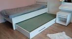 1 persoons bed met onderbed en nachtkastje, Maison & Meubles, Chambre à coucher | Canapés-lits, Enlèvement