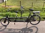 Elektrische ouder‑kind tandem – 215km, 9 standen, roestvrij, Fietsen en Brommers, Ophalen, Gebruikt, Minder dan 10 versnellingen