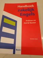 Andrew Baxter - Handboek zakelijk Engels, Comme neuf, Enlèvement ou Envoi, Andrew Baxter; Astrid Baxter
