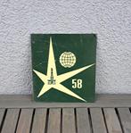 Panneau publicitaire de l'Expo 58, Collections, Enlèvement ou Envoi, Utilisé, Panneau publicitaire