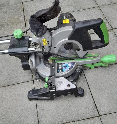 Zaagmachine van Evolution Power Tools, Doe-het-zelf en Bouw, Gereedschap | Zaagmachines, Gebruikt, Ophalen of Verzenden