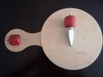Kaasplank van 22 cm met klein mesje, Ophalen, Overige materialen, Overige typen, Nieuw