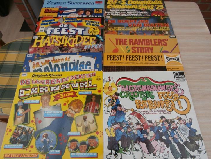 Feestmuziek-ambiance -zie lijst, Cd's en Dvd's, Vinyl | Overige Vinyl, Gebruikt, Ophalen of Verzenden