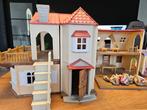3 panden sylvanian families incl accesoires en 6 poppetjes, Kinderen en Baby's, Speelgoed | Poppenhuizen, Ophalen
