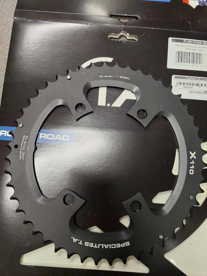 T.A. Specialites kettingblad 11 speed 48 tanden X110, Vélos & Vélomoteurs, Vélos Pièces, Neuf, Vélo de course, Enlèvement ou Envoi
