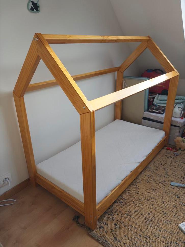Lit Cabane et accessoires, Enfants & Bébés, Chambre d'enfant | Lits superposés & Lits mezzanines, Comme neuf, Enlèvement