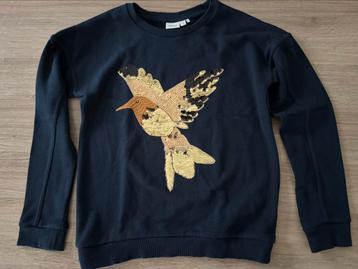 Sweater met vogel, Name it, maat 134-140 beschikbaar voor biedingen