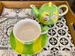 Theeset Tea for One - Mila Design, Huis en Inrichting, Keuken | Servies, Ophalen of Verzenden, Zo goed als nieuw, Keramiek, Kop(pen) en/of Schotel(s)