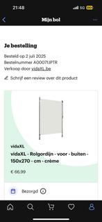 Rolgordijn voor buiten, Ophalen, Zo goed als nieuw