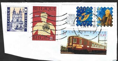 België  4 Zegels op Brief 3 stempel  + 1 niet, Postzegels en Munten, Brieven en Enveloppen | België, Brief, Ophalen of Verzenden