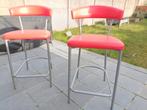 Chaises de bar Perfecta (lot de 2 chaises)., Maison & Meubles, Tabourets de bar, Enlèvement, Cuir
