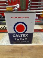 ancien bidon huile vide caltex extra heavy duty, Verzamelen, Verzenden, Gebruikt, Overige, Overige merken