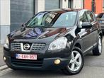 NISSAN QASHQAI 1.6i 2008 127MM KLIMAA DAKPANO GPS-BOEK, Auto's, Nissan, Zwart, Zwart, Leder, Bedrijf