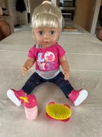 BABY born Grote Zus - Interactieve Pop - 43cm, Kinderen en Baby's, Ophalen of Verzenden, Zo goed als nieuw, Babypop