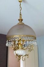 oude luster, Huis en Inrichting, Lampen | Kroonluchters, Ophalen, Gebruikt, Kan in elk interieur.
