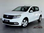 Dacia Sandero 1.0i SCe -1ERPRO-AIRCO-GPS-BLUETOOTH-TVA, Auto's, Dacia, Stof, Gebruikt, 1045 kg, Wit