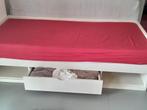 Bed  1 persoon  en 2 personen, Huis en Inrichting, Ophalen, Zo goed als nieuw, Tweepersoons