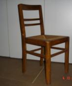 retro stoelen, Huis en Inrichting, Stoelen, Ophalen, Gebruikt, Blauw, Hout