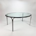 Vintage chrome design eettafel, 100 tot 150 cm, 150 tot 200 cm, Gebruikt, Bauhaus, midcentury modern