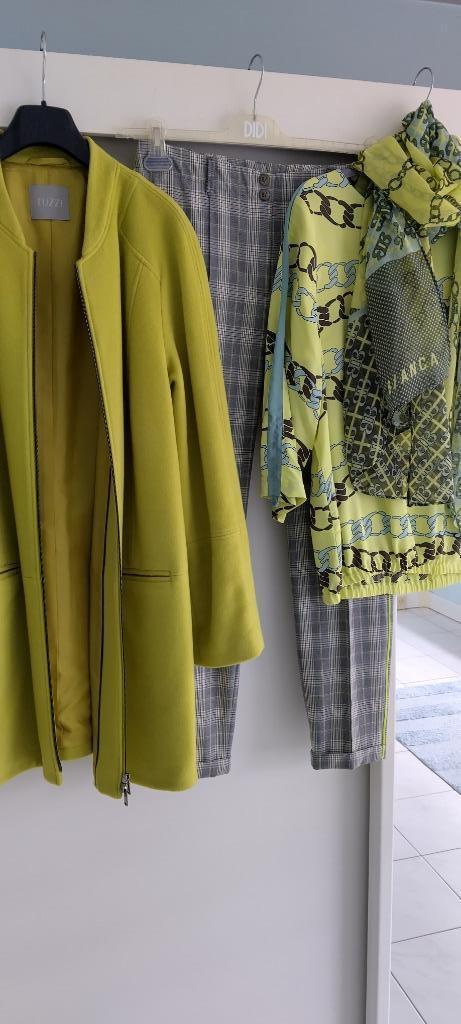MANTEL TUZZI / TUSSENSEIZOEN, Kleding | Dames, Jassen | Zomer, Zo goed als nieuw, Maat 38/40 (M), Groen, Verzenden