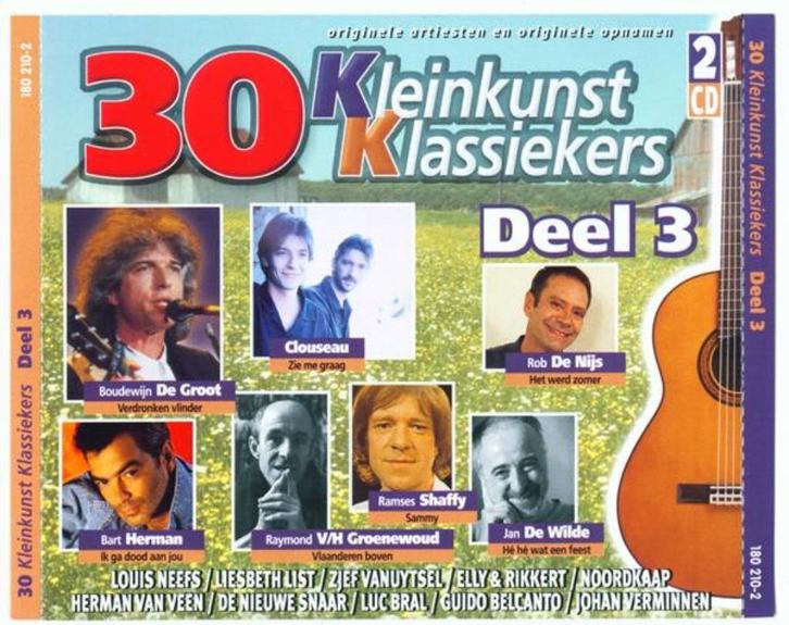 2-CD-BOX * 30 Kleinkunst Klassiekers Deel 3, Cd's en Dvd's, Cd's | Nederlandstalig, Ophalen of Verzenden