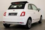 Fiat 500 C 1.2 Lounge Sensoren Airco CC, Auto's, Cabriolet, Wit, Bedrijf, Handgeschakeld
