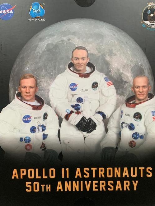 Nasa- Apollo 11 astronautes 1/6 Did, Verzamelen, Poppetjes en Figuurtjes, Zo goed als nieuw, Ophalen
