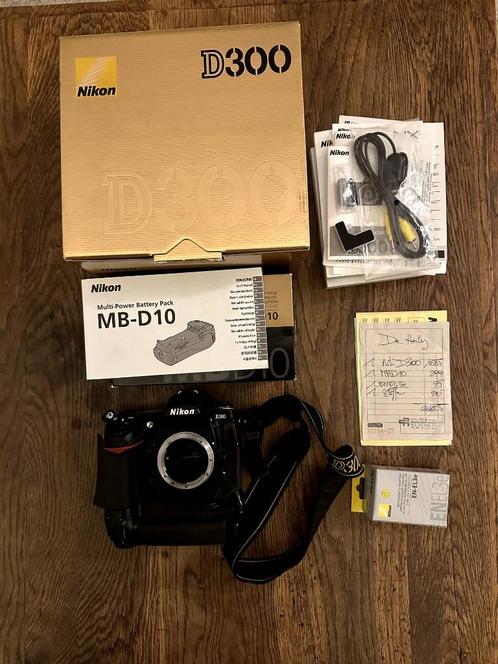 Nikon D300+MB210 + 4 batterijen + Nikon MS-D10, Audio, Tv en Foto, Fotografie | Professionele apparatuur, Gebruikt, Ophalen