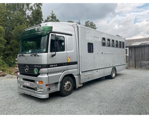 Mercedes Actros 6 paarden en mobilhome, Dieren en Toebehoren, Paarden en Pony's | Trailers en Aanhangwagens, Overige typen, Ophalen
