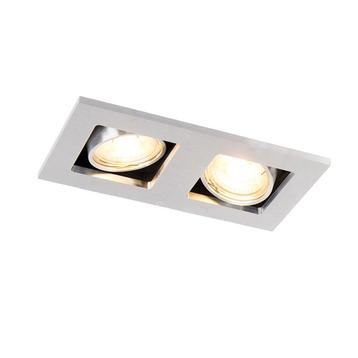 Inbouwspot dubbel Qure GU10 50mm beschikbaar voor biedingen