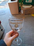 Oud email bierglas westmalle, Ophalen of Verzenden