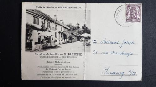 Vieux-Ville / Bomal Pension de famille M. Barbette, Verzamelen, Postkaarten | België, Gelopen, Luxemburg, 1940 tot 1960, Ophalen of Verzenden