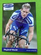 wielerkaart 2006 team quick step wouter weylandt  signe, Sport en Fitness, Verzenden, Zo goed als nieuw