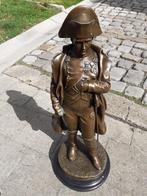 GROOT BRONZEN BEELD VAN NAPOLEON GESIGNEERD, Ophalen, Brons
