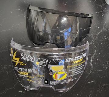 2 x Scorpion Exo Tech Evo vizier NIEUW beschikbaar voor biedingen
