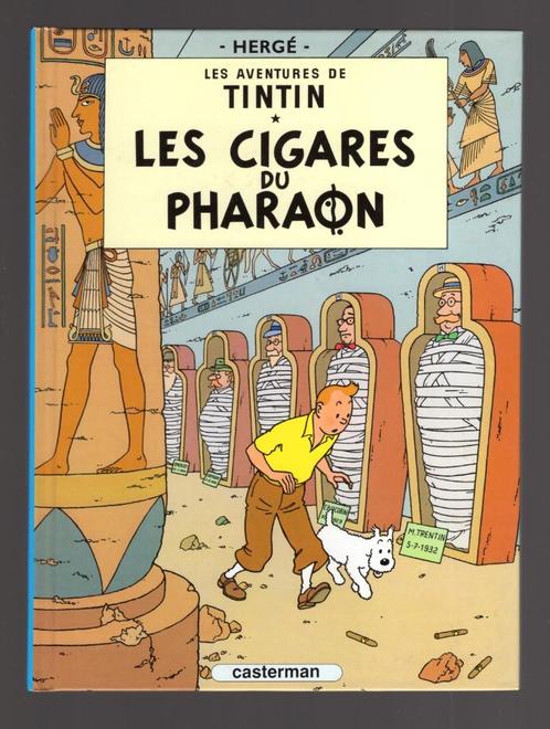 Les Aventures de Tintin : Les cigares du Pharaon - Hergé, Livres, BD, Comme neuf, Une BD, Enlèvement