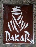 Mooi emaillen Dakar reclame decoratie bord mancave garage, Verzamelen, Ophalen of Verzenden, Zo goed als nieuw, Reclamebord