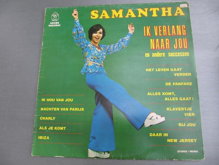 Vinyl - Samantha - ik verlang naar jou en andere successen, Cd's en Dvd's, Vinyl | Nederlandstalig, Zo goed als nieuw, 12 inch