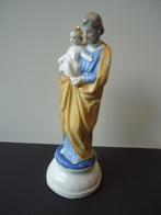 antiek Sint-Jozef met Kind Andenne porselein handpainted, Antiek en Kunst, Ophalen of Verzenden