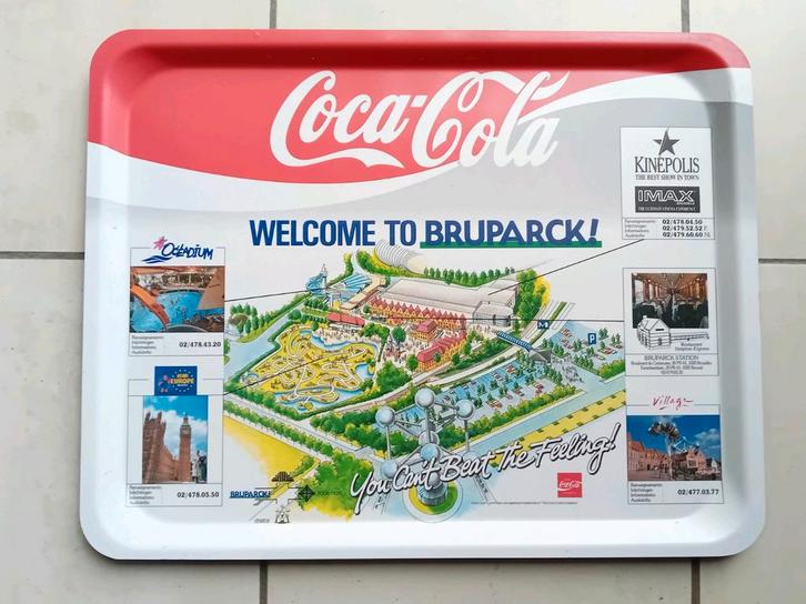 Dienblad Bruparck Brussel Mini Europa Coca-Cola, Verzamelen, Merken en Reclamevoorwerpen, Zo goed als nieuw, Gebruiksvoorwerp
