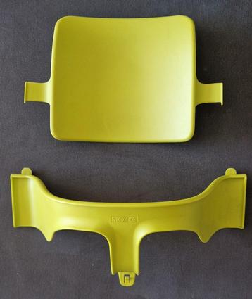 STOKKE Tripp Trapp Baby set naturel, grijs of lime groen wit, Kinderen en Baby's, Ophalen, Zo goed als nieuw, Meegroeistoel