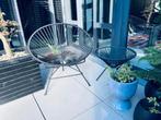 Acapulco  Condesa chair + bijzettafel zwart, Tuin en Terras, Tuinstoelen, Ophalen, Gebruikt, Overige materialen