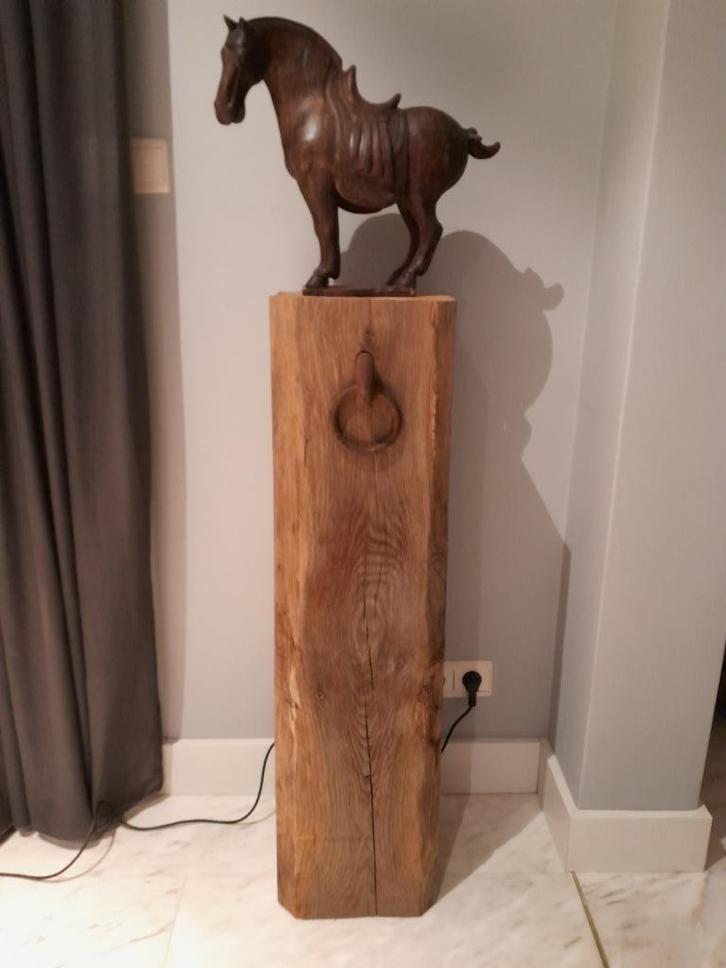 Oude meerpalen voor een stoer interieur, Huis en Inrichting, Woonaccessoires | Zuilen en Pilaren, Gebruikt, Ophalen